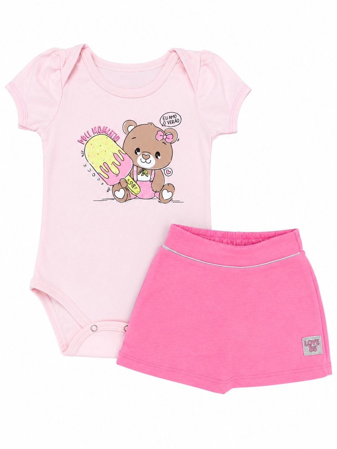 CONJUNTO MENINA BOCA GRANDE VERAO P-M-G